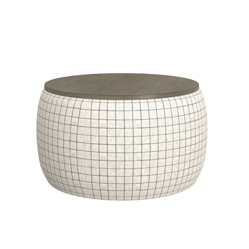 Storage Ottoman - White