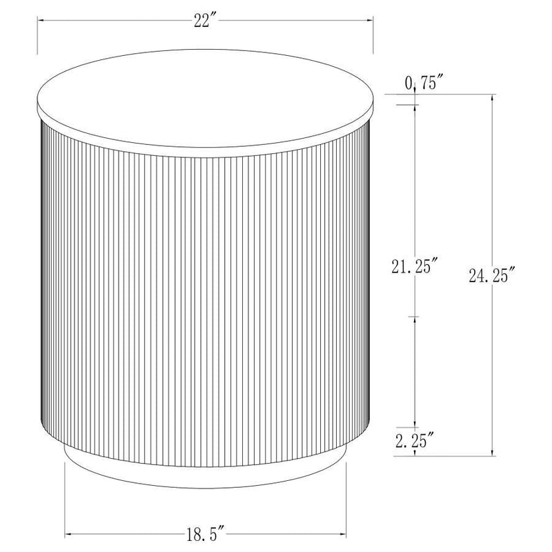 Jason - Round Marble Top Table