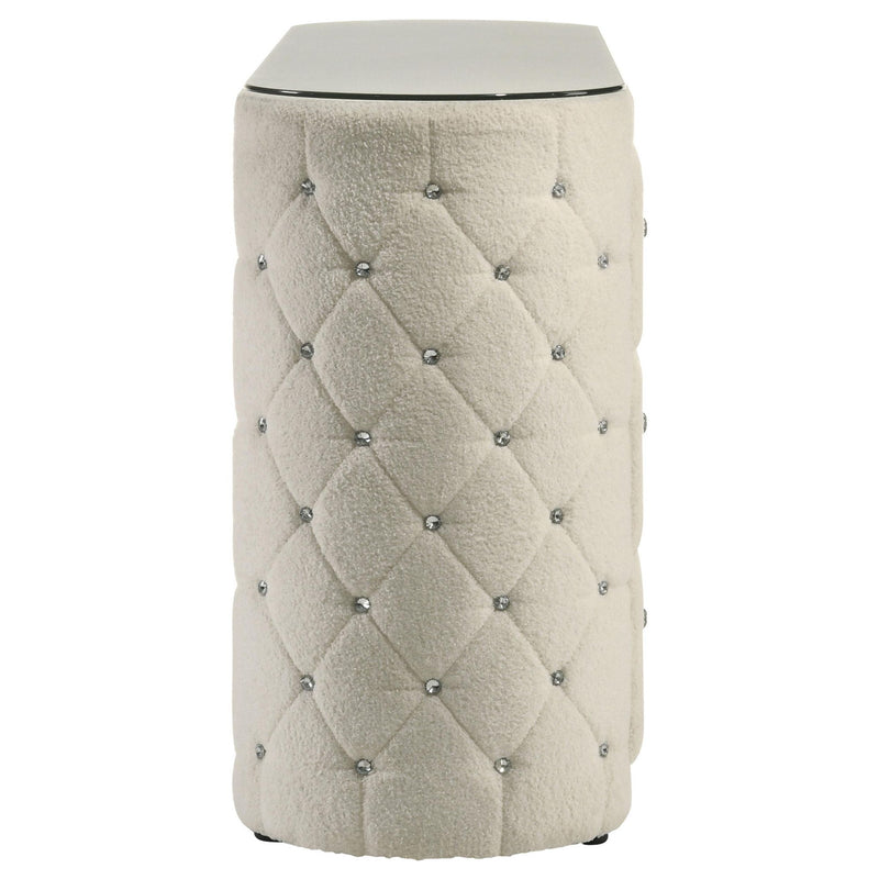 Sonya 6-drawer Upholstered Bedroom Dresser Ivory