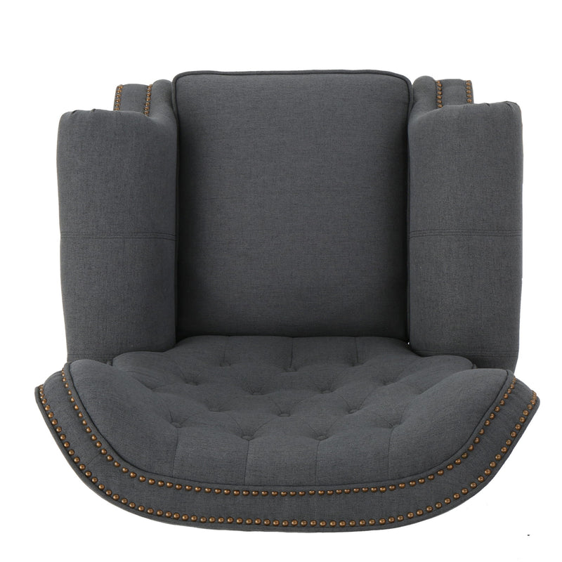 Modern Manual Push Back Recliner Chair
