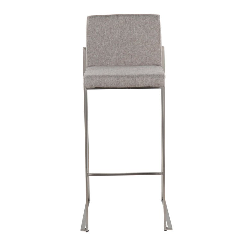 Fuji - Contemporary And Modern Elegance High Back Barstool