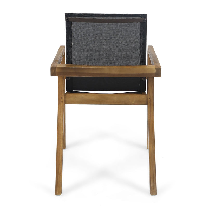 Belfast - Dining Chair With Acacia Wood Frame And Seating (Set of 2)