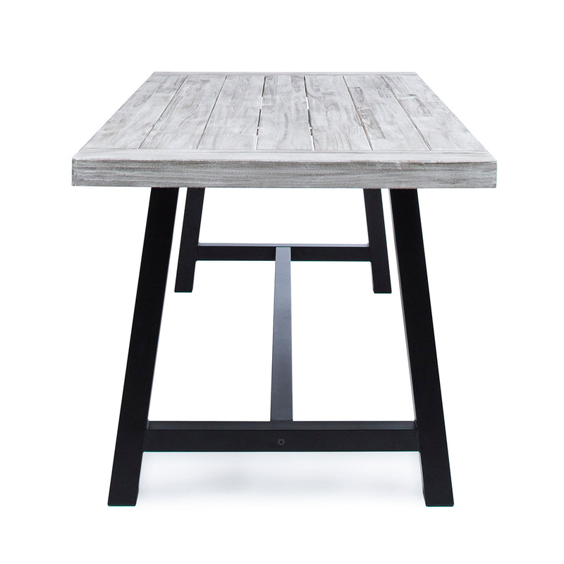 Outdoor Sandblast Finish Acacia Wood Dining Table