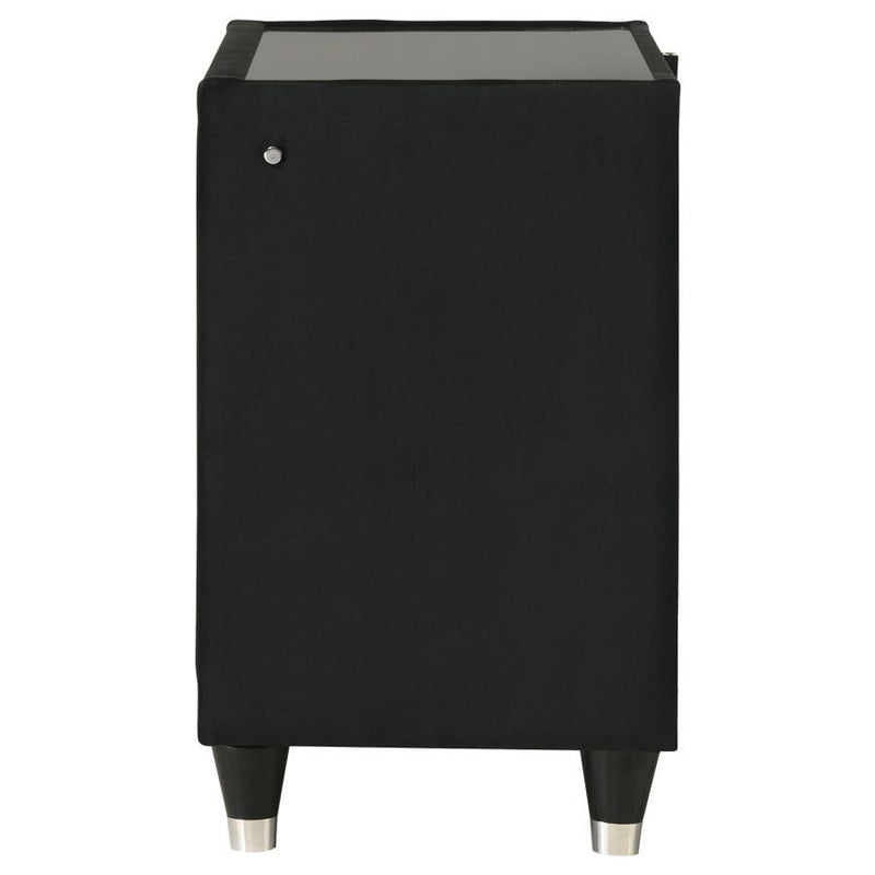 Lorient - 2-Drawer LED Nightstand With USB