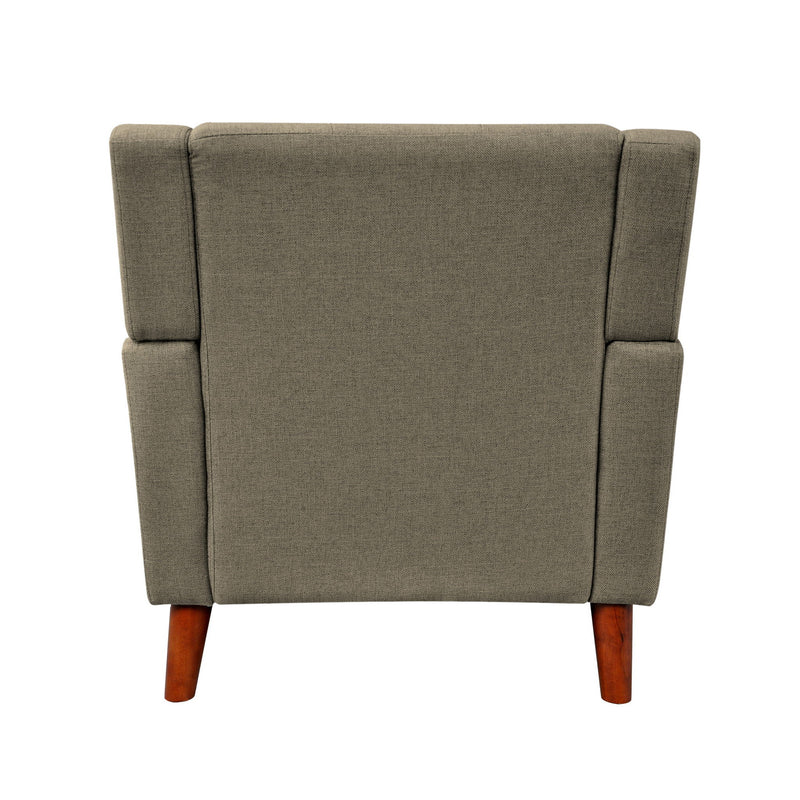 Luminaesque - Fabric Upholstered Armchair With Tufted Back