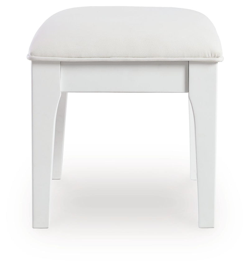 Chalanna - Vanity Stool - White