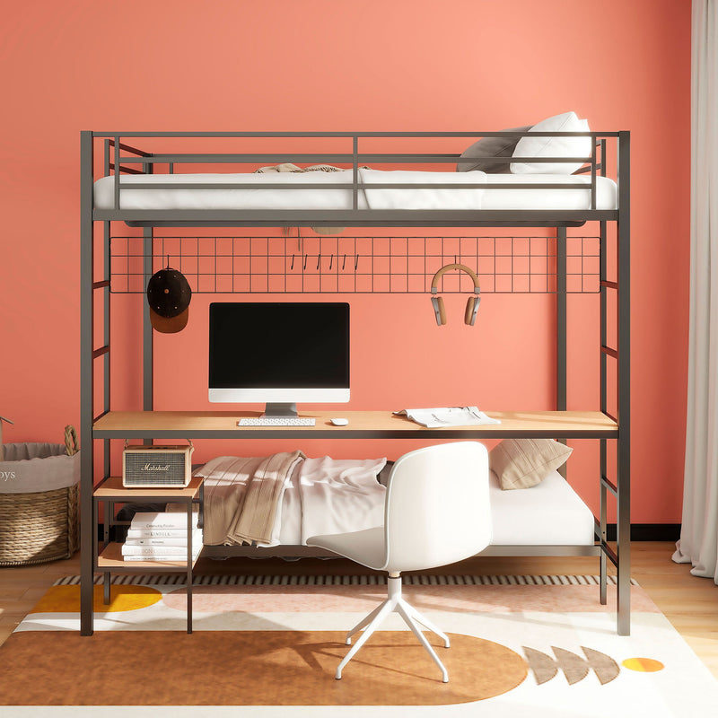 Barham - Workstation Bunk Bed With Integrated Desk