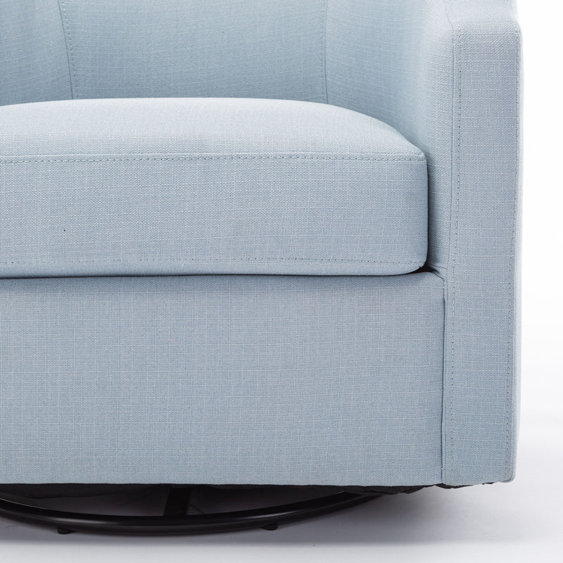 Isabelle - Swivel Glider Barrel Chair