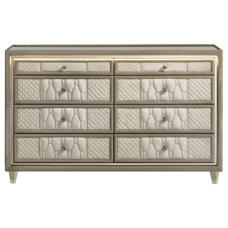 Mika - 8 Drawer LED Dresser