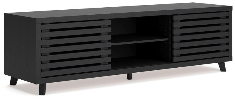 Danziar - Extra Large TV Stand - Black