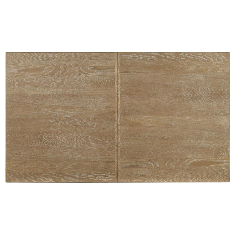 Adina 89-inch Extension Dining Table Distressed Light Brown