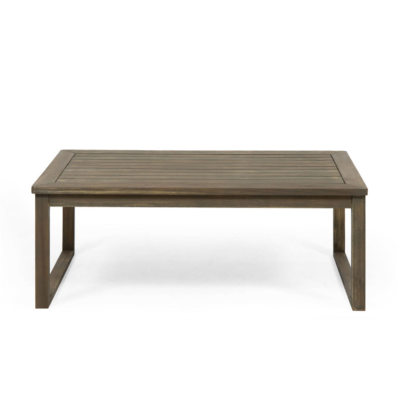 Samwell - Coffee Table & Loveseat Set With Water Resistant Cushions - Dark Gray