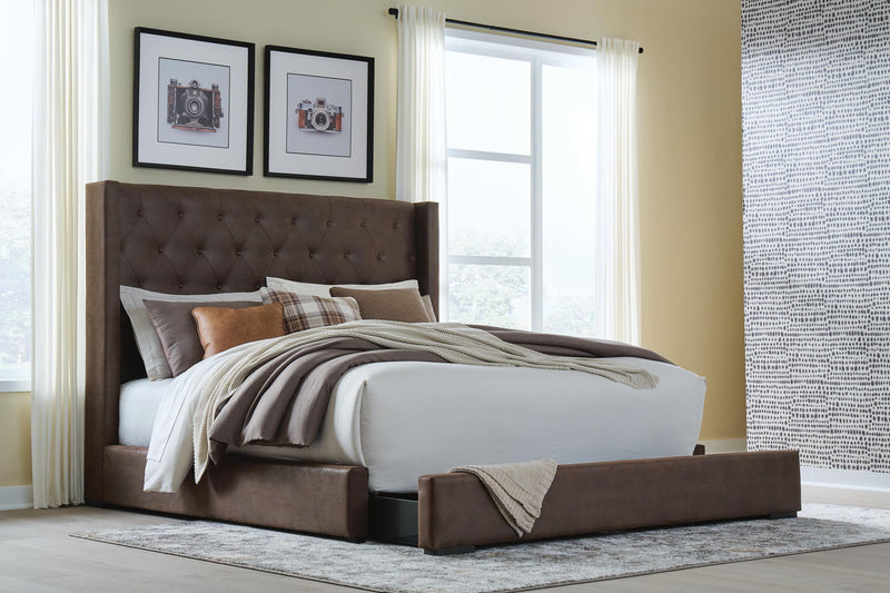 Lavernty - Upholstered Storage Bed