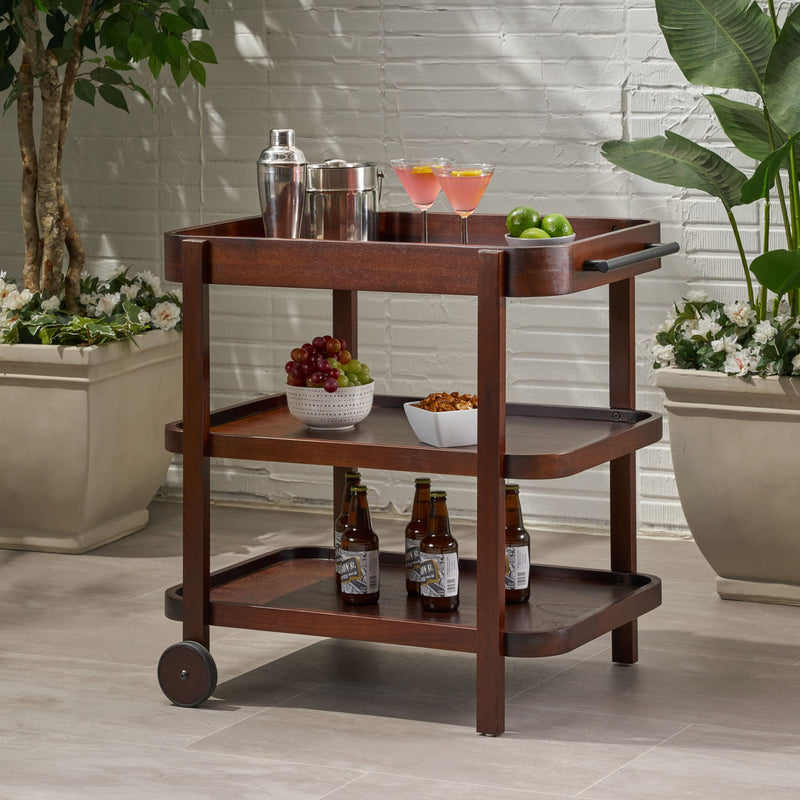 Home Selleck - Bar Cart - Mahogany