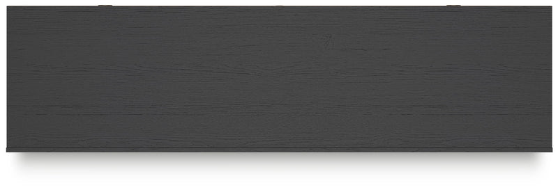 Danziar - Extra Large TV Stand - Black