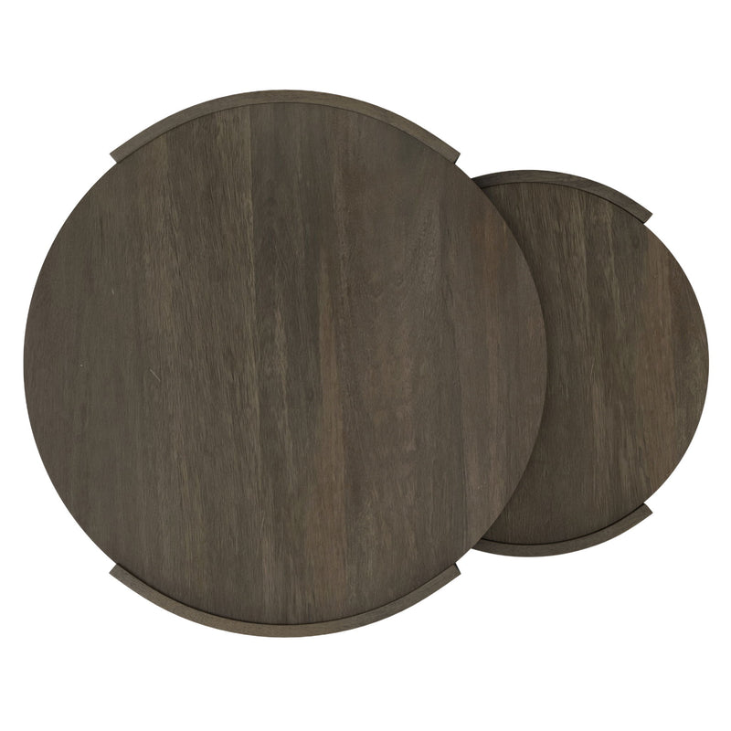 Robin - 2 Piece Nesting Table - Gray