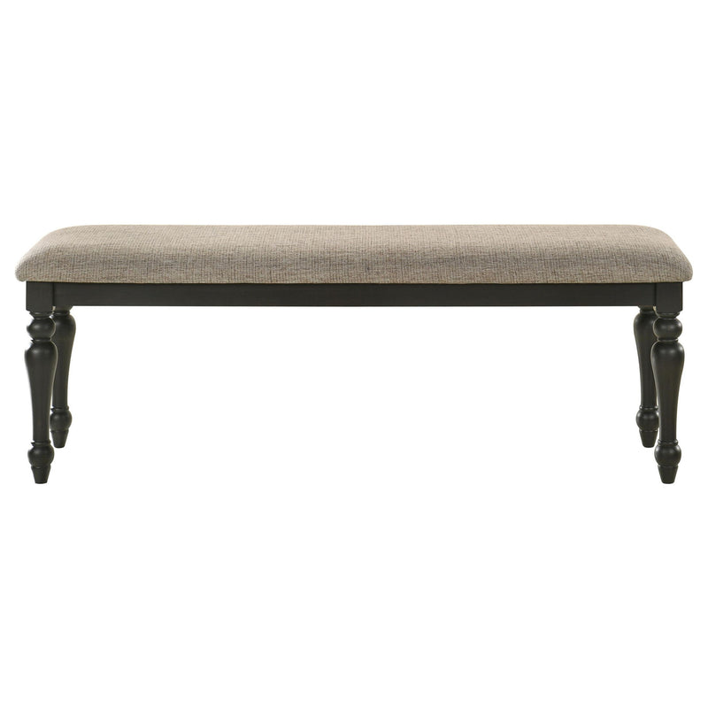 Bridget 6-piece Rectangular Dining Set Charcoal Sand Through