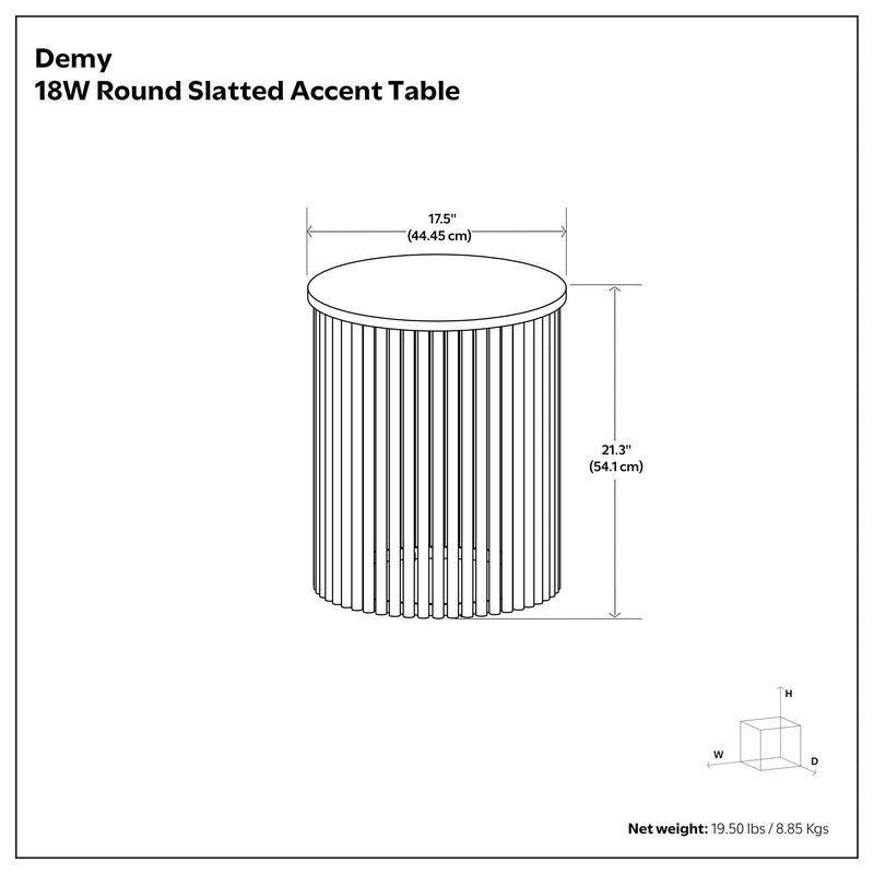 Demy - Handcrafted Metal Accent Table