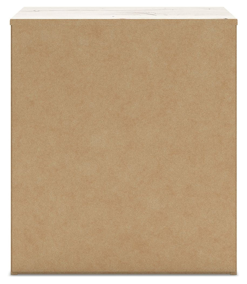 Lawroy - Two Drawer Night Stand - Light Natural