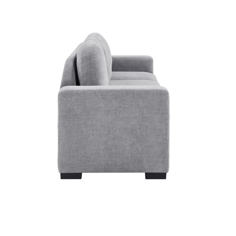 Modern 3 Seater Sofa With Curved Backrest