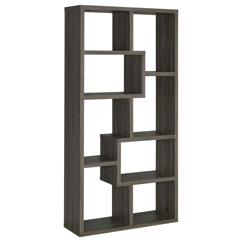 8 Shelf Geometric Bookcase