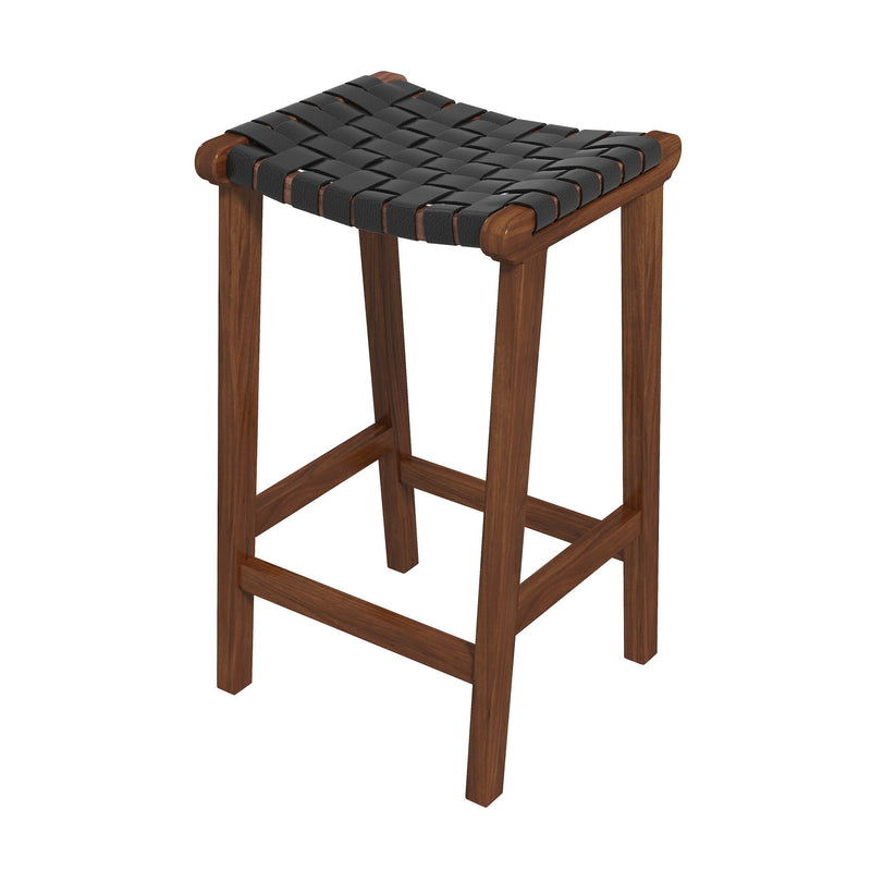 James - Mid-Century Modern Genuine Counter Stool