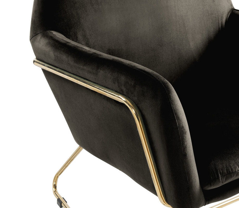 Keira - Accent Chair With Metal Base