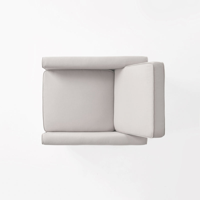 Upholstered Push Back Recliner Chair For Living Room