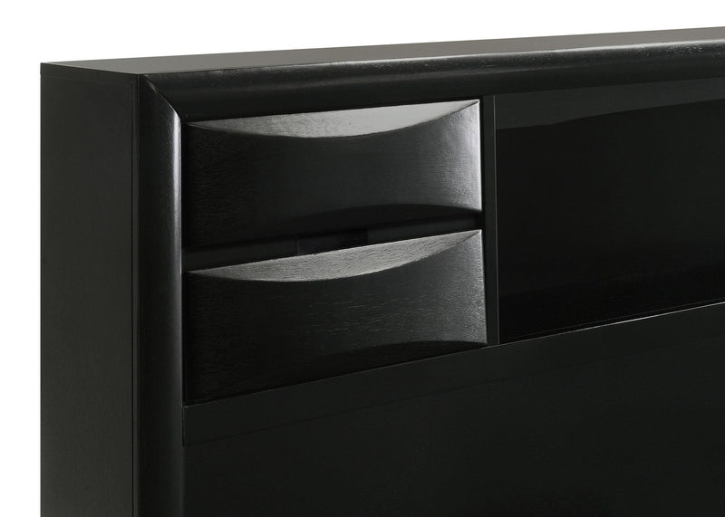 Briana 4-piece Eastern King Bedroom Set Black