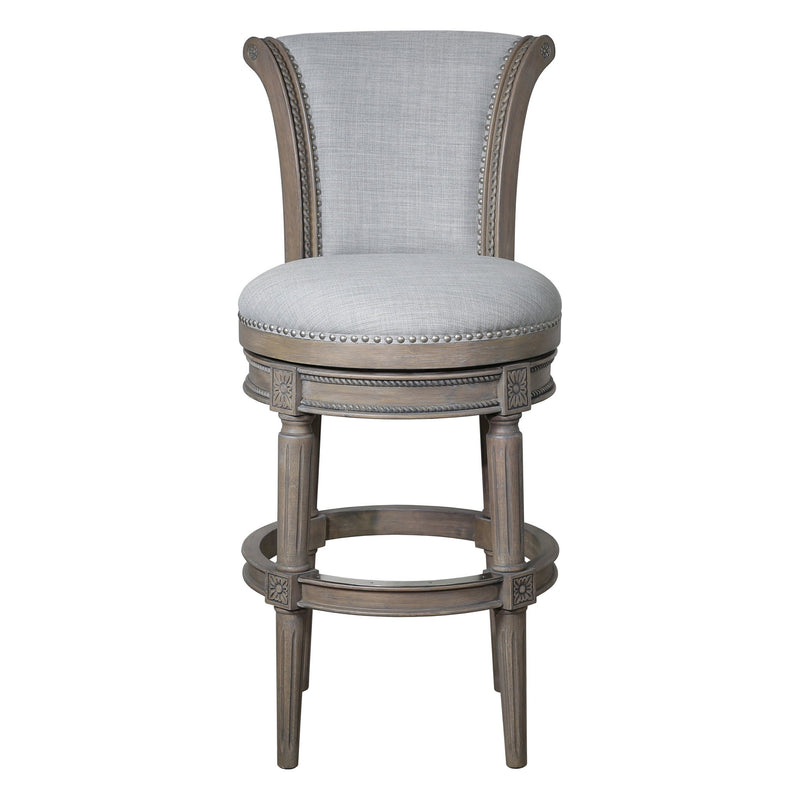 Swivel Barstool With High-Back