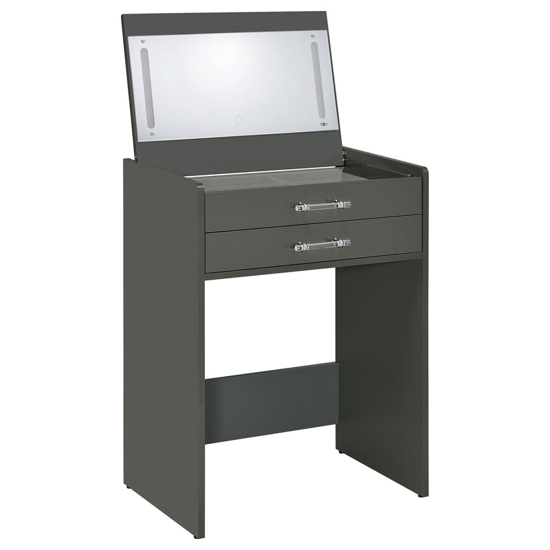 Ayuba - 3 Drawer Makeup Vanity Table With Mirror And Stool