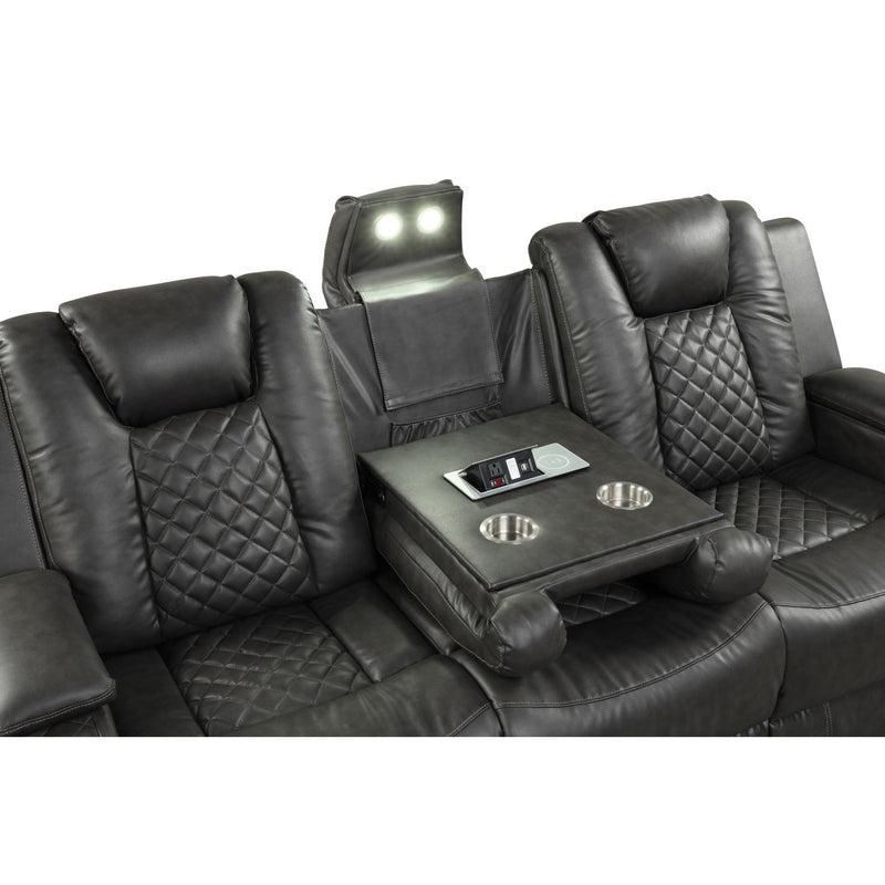 Benz - Power Recliner Set With LED Lighting And USB Charging