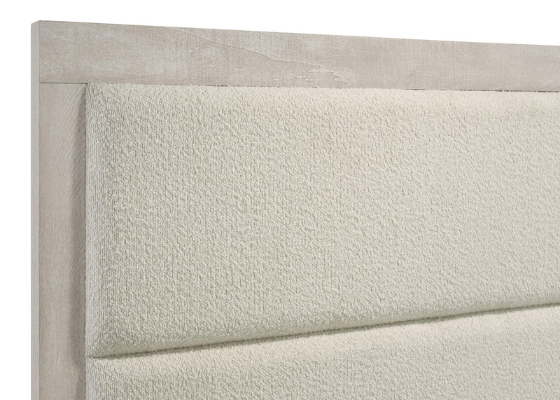 Trenton 54-inch Wood Queen Panel Bed Rustic Cream
