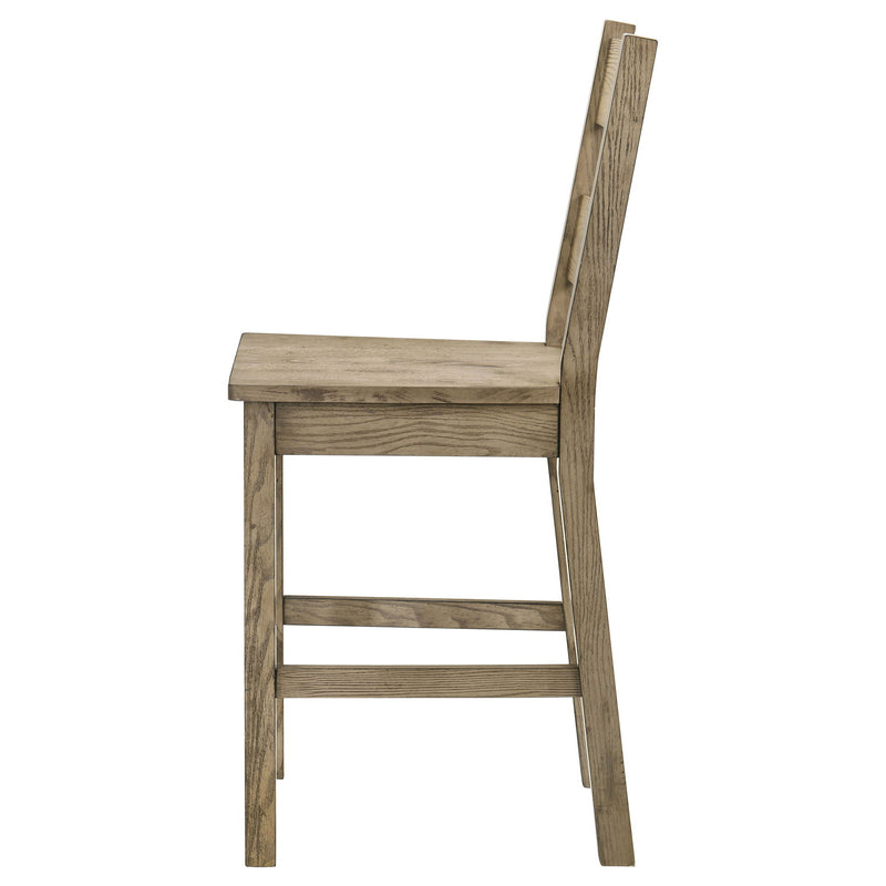 Cressley - Counter Chair (Set of 2) - Light Oak