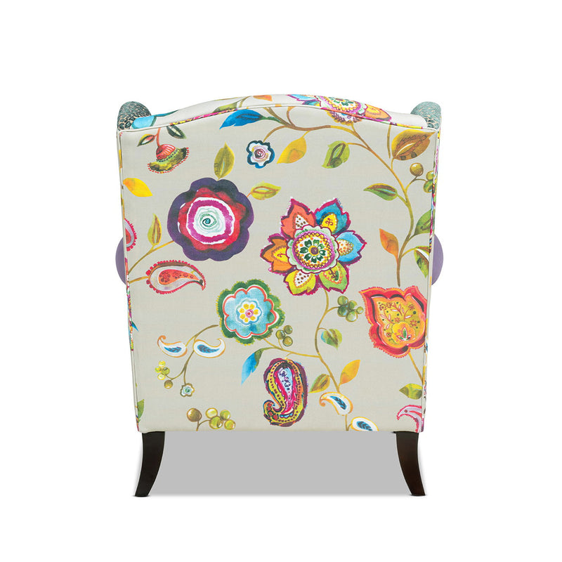 Anya - Boho Chic Wingback Accent Arm Chair