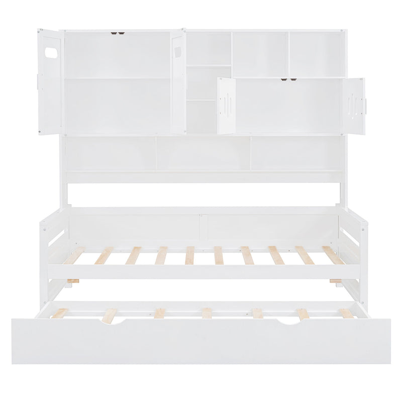 Daybed & All-In-One Cabinet And Shelf
