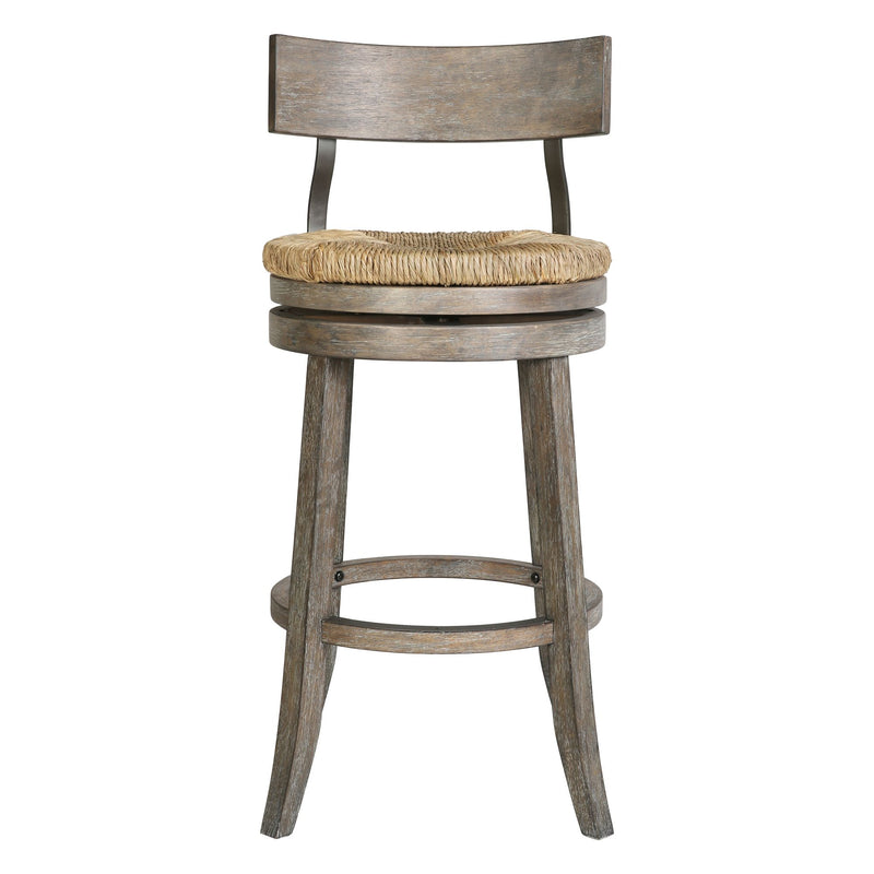 Stool With Natural Seagrass Seat