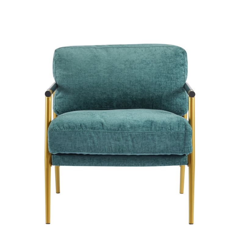 Modern Accent Chair With Cushions, Cozy Seating