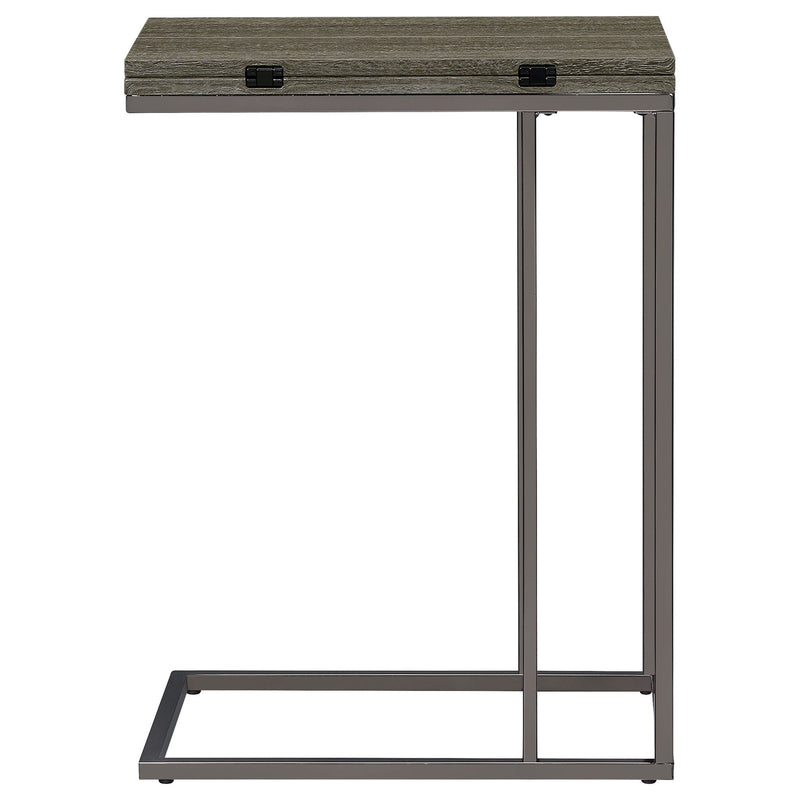 Mortimer - Snack Table With Expandable Top - Gray