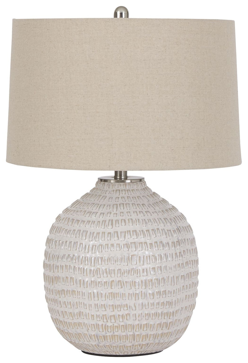 Jamon - Ceramic Table Lamp  - Beige