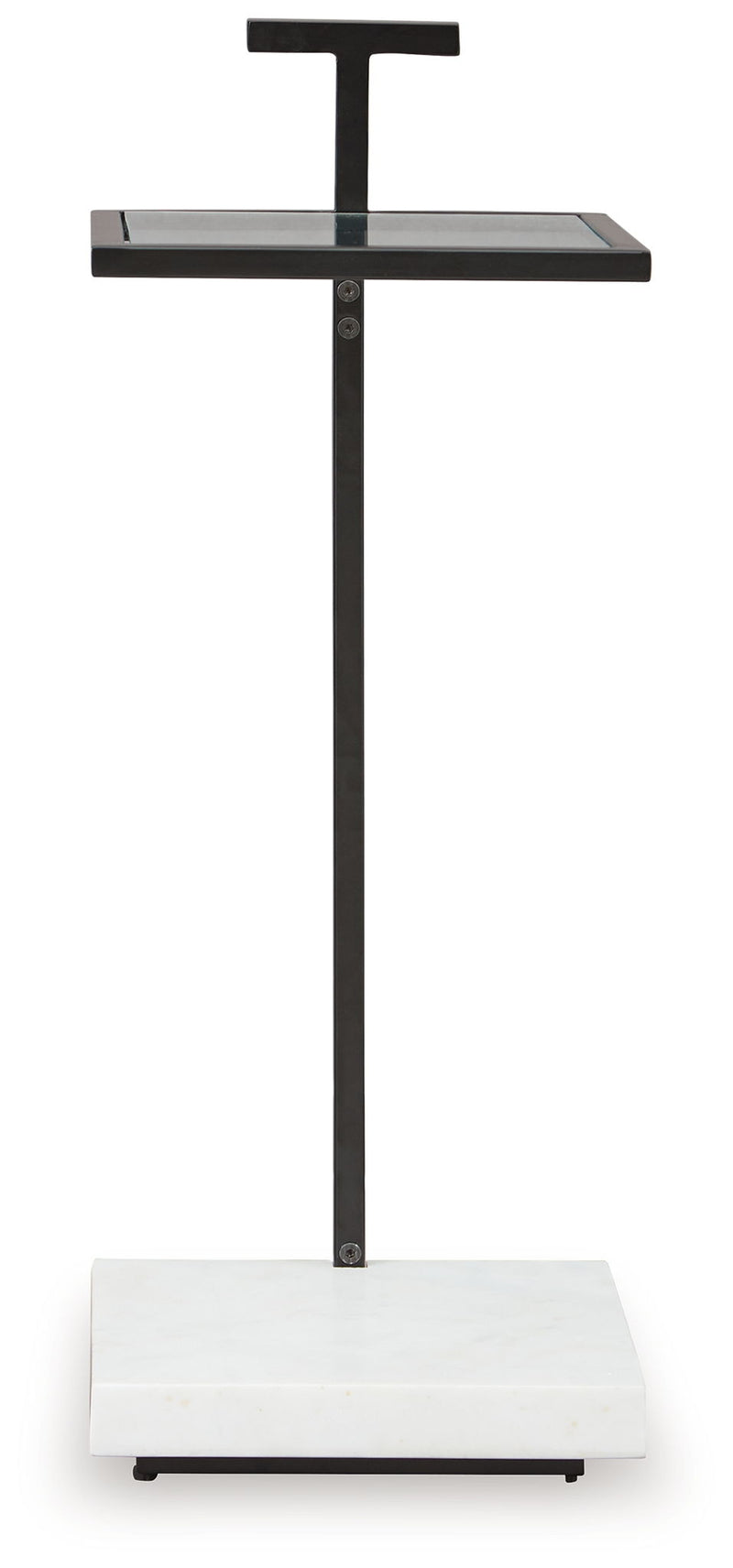 Mannill - Accent Table - Black / White