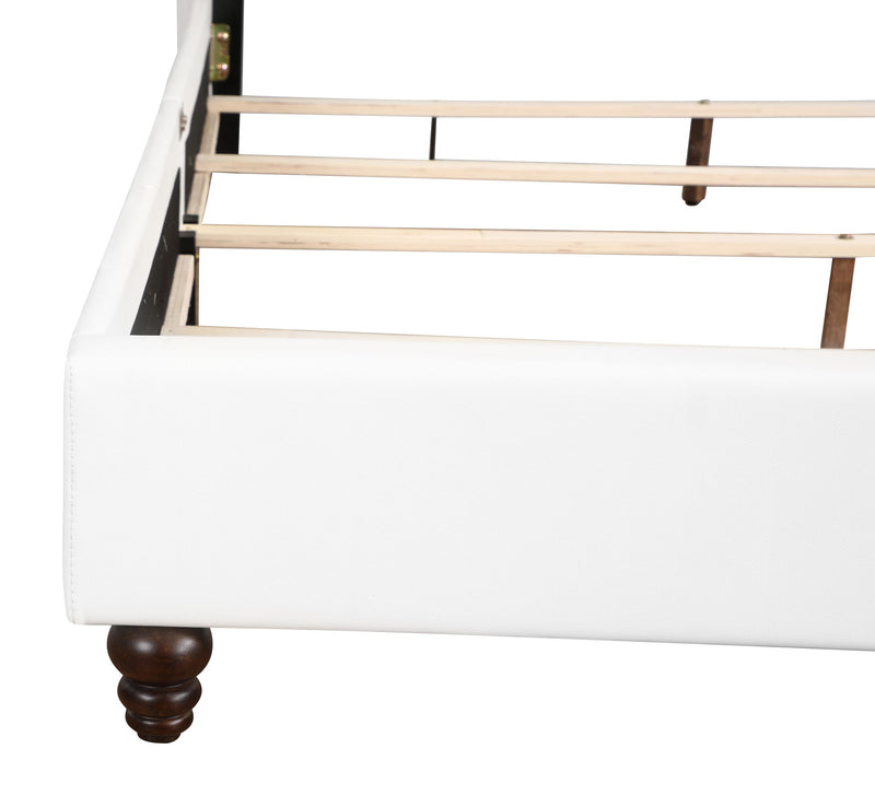 Upholstered Bed Transitional