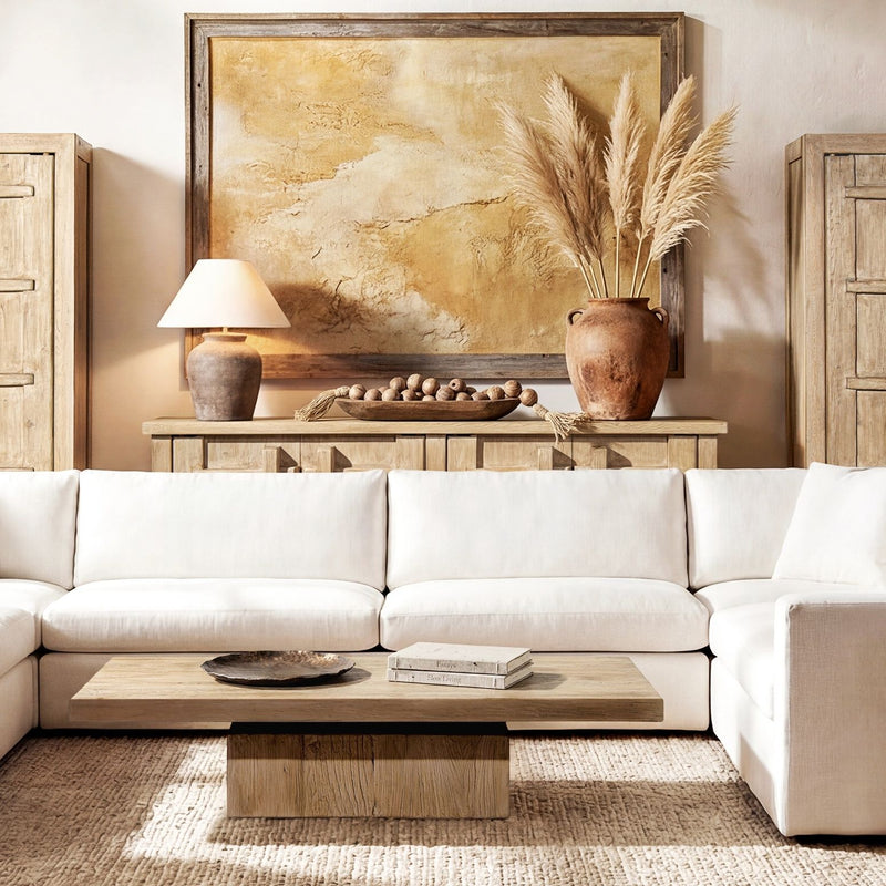 Rowan - 4 Door Sideboard Cabinet - Natural