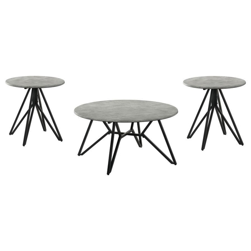 Hadi - Round Smarttop Coffee Table Set