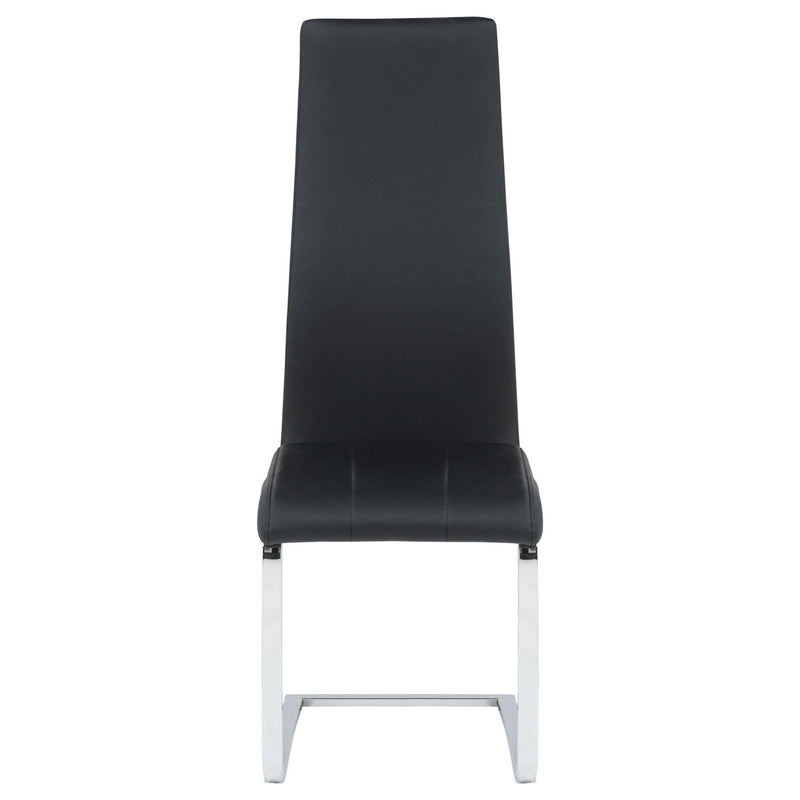 Montclair Upholstered Dining Side Chair Black (Set of 4)