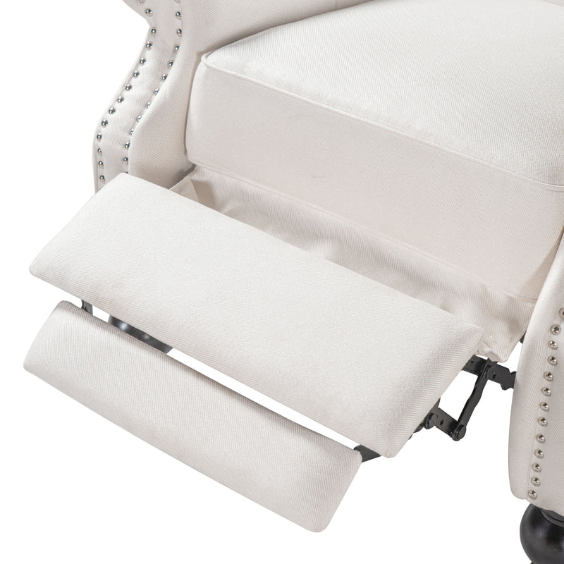 Modern Manual Push Back Recliner Chair