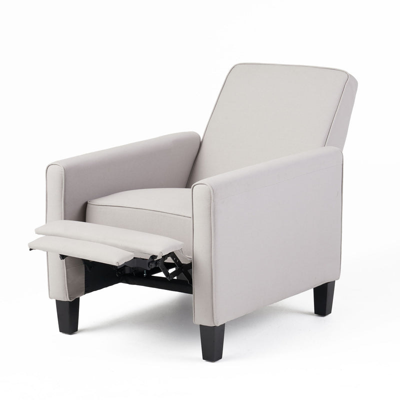Upholstered Push Back Recliner Chair For Living Room