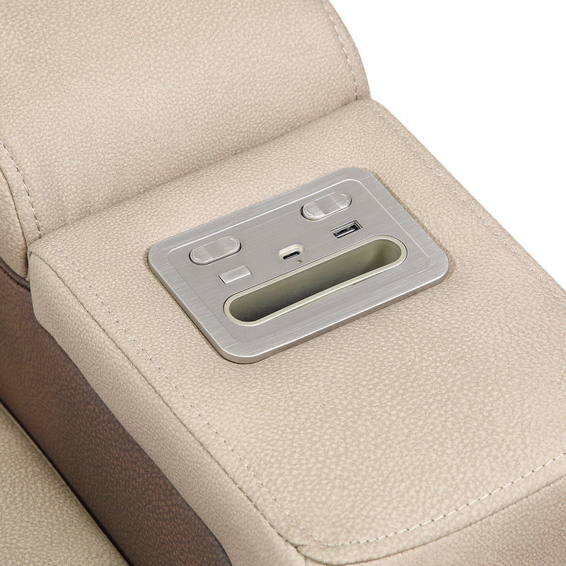 Bruno - Power Reclining Living Room Set With LED Lighting