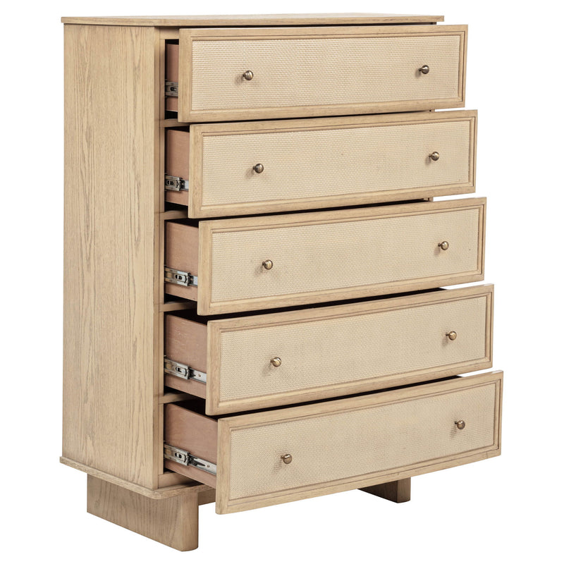 Kimpton - 5 Drawer Bedroom Chest - Beige