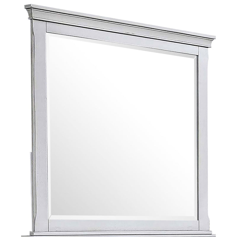 Lockeford - 5 Drawer Dresser With Mirror - White